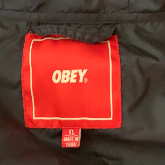 Obey rain jacket -XL Men’s - Picture 3 of 3